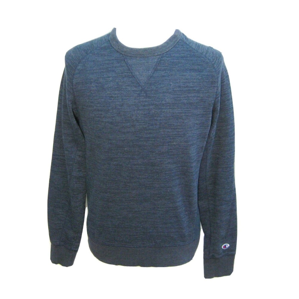 Vintage CHAMPION Men's (Size Medium) Blue Long Sleeve Sweatshirt Shirt Top